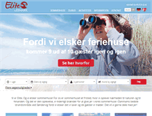 Tablet Screenshot of elitesommer.dk